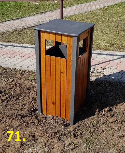 Parkové smetné koše a stojany na bicykle 7